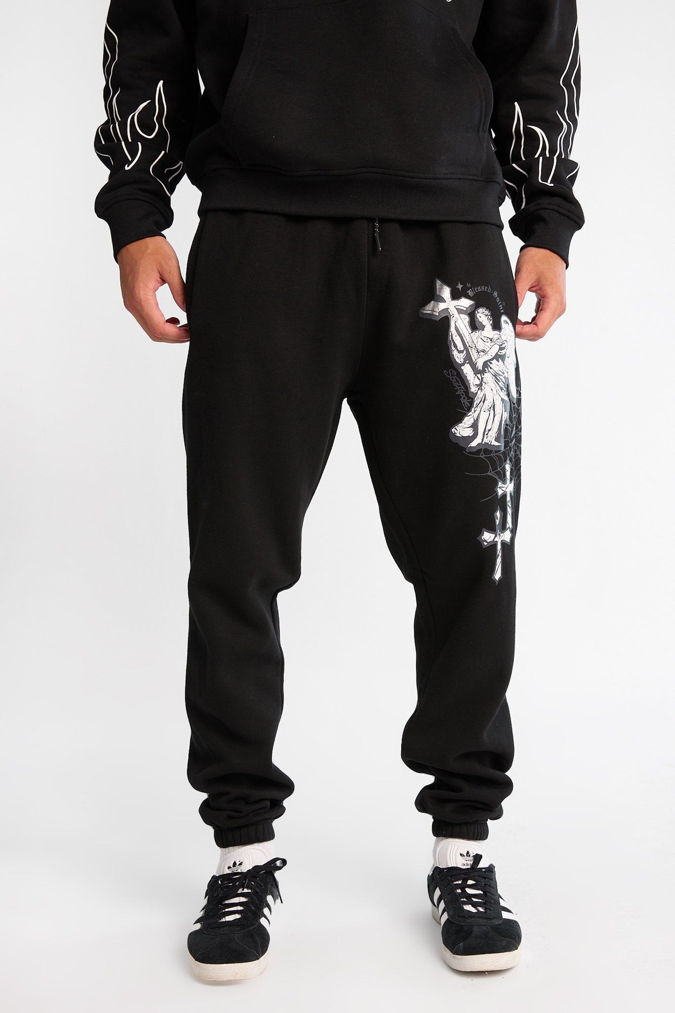 Pantalon en molleton South Pole à graphique Saint