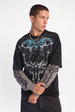 Arsenic Grim Reaper Graphic Layered Twofer Tee thumbnail 2