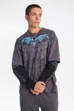 Arsenic Grim Reaper Graphic Layered Twofer Tee thumbnail 6