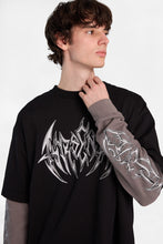 Arsenic Gothic Logo Graphic Layered Twofer Tee thumbnail 2