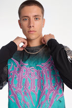 Arsenic Logo Graphic Tie-Dye Washed Layered Twofer Tee thumbnail 2