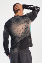 Arsenic Logo Graphic Tie-Dye Washed Layered Twofer Tee thumbnail 3