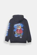 Boys' Arsenic Skating Bear Hoodie thumbnail 4