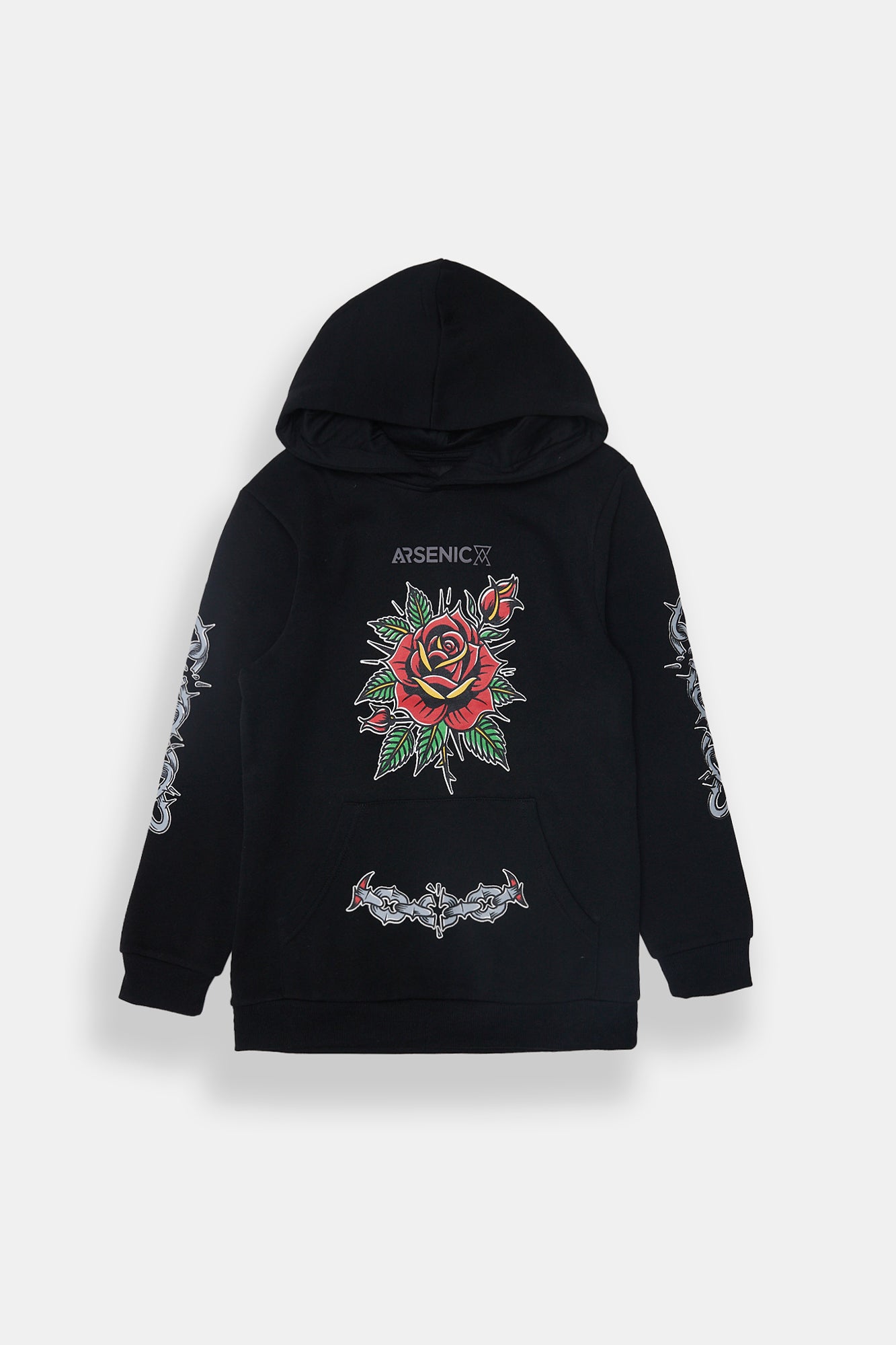 Boys' Arsenic Rubber Print Hoodie