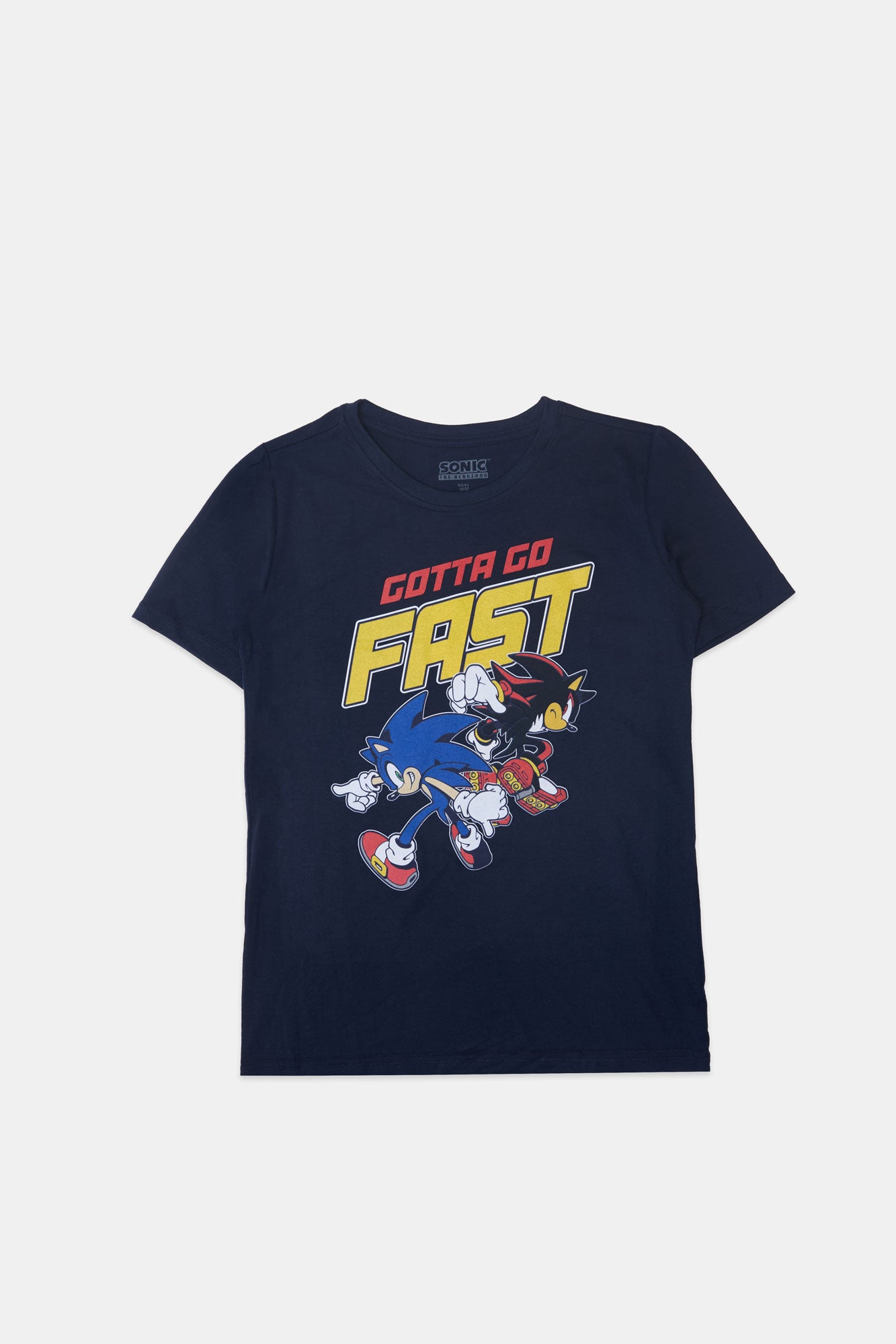 Boys' Sonic The Hedgehog Gotta Go Fast Graphic Classic Tee