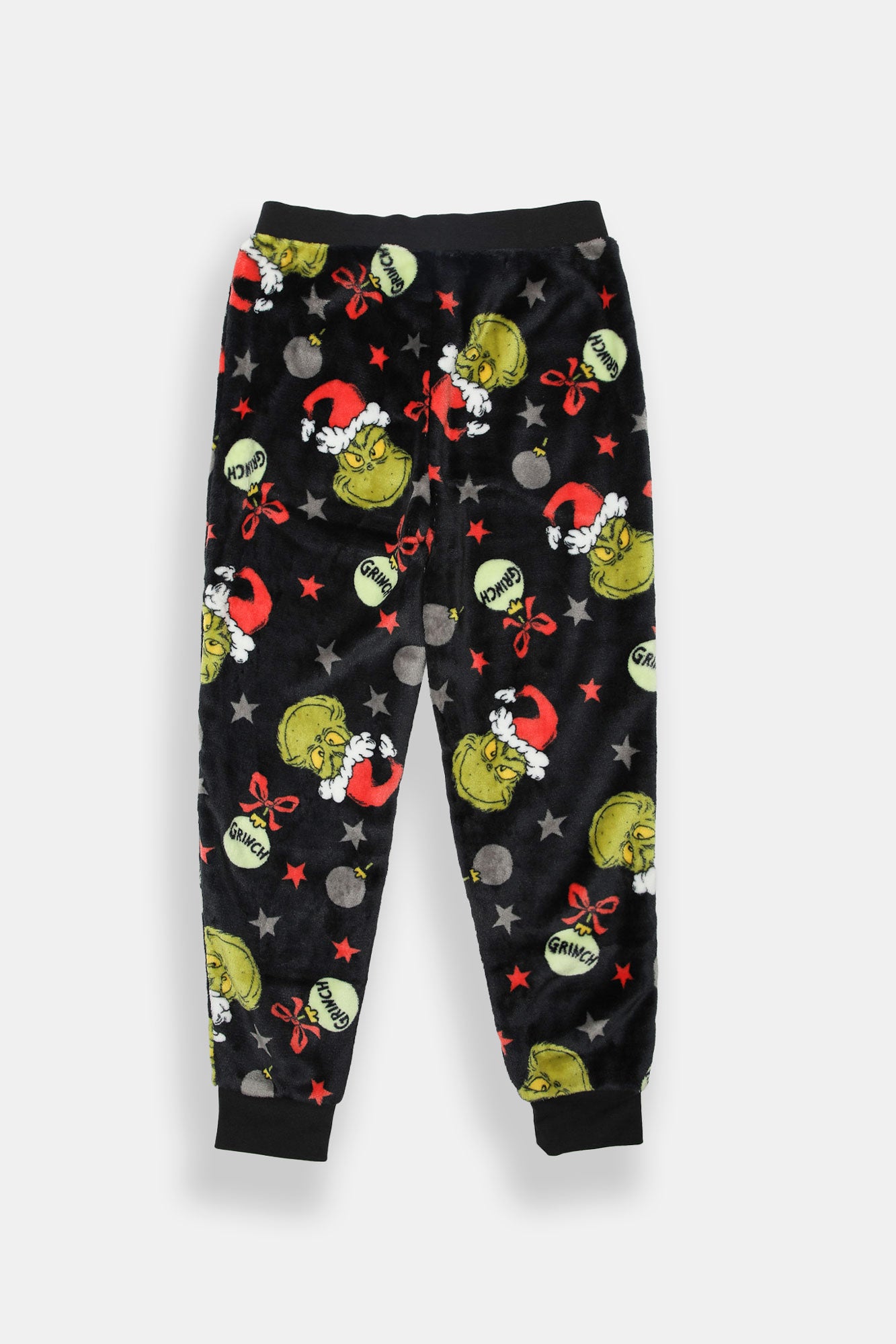 Boys' The Grinch Ornaments Plush Pajama Jogger