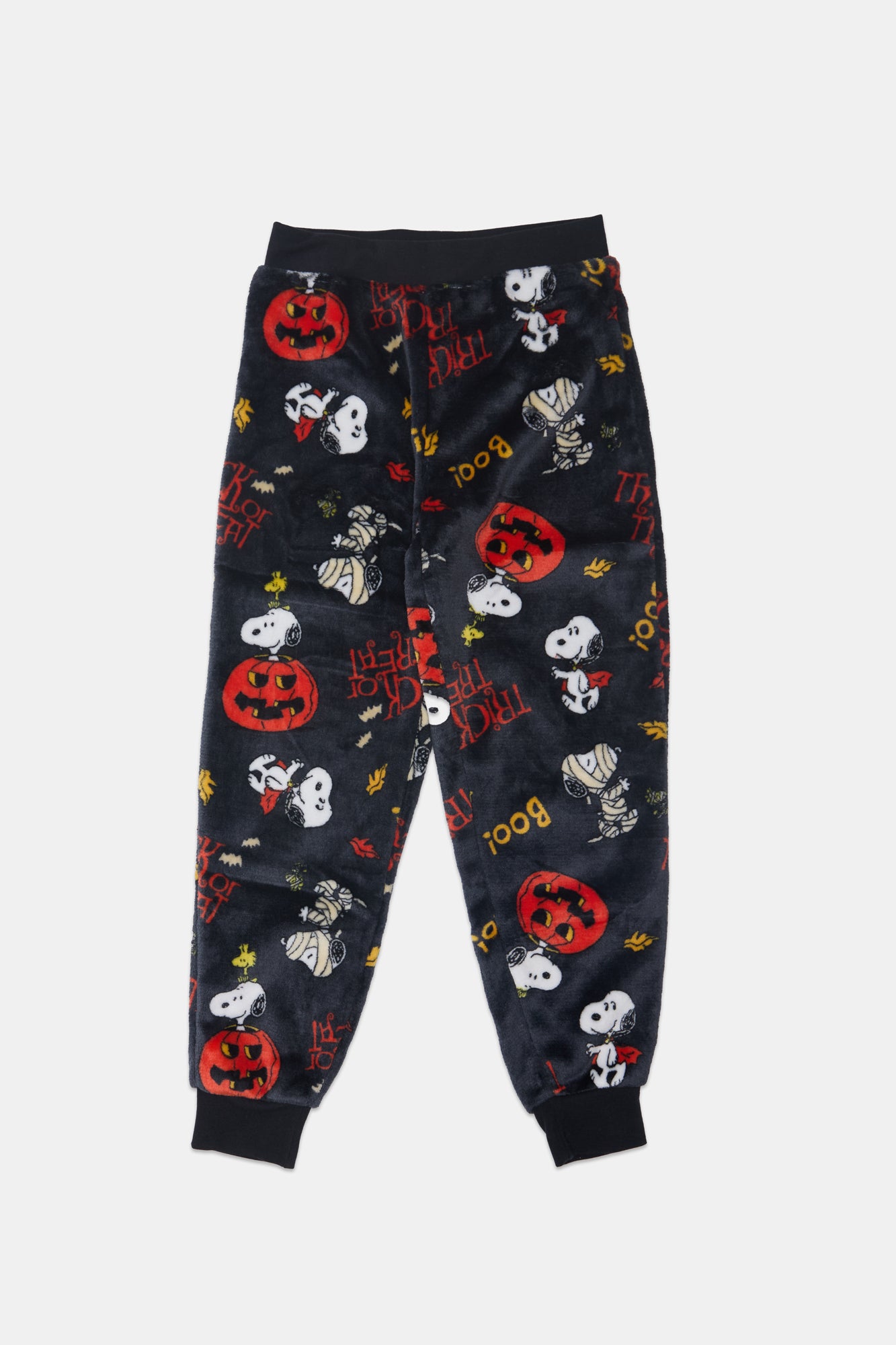 Pantalon pyjama pelucheux imprimé Peanuts Spooky Snoopy pour garçon