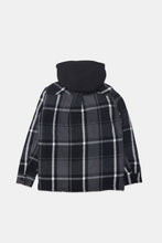 Boys' North Western Lined Flannel Hooded Shacket thumbnail 3