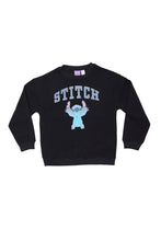 Sweatshirt à col ras du cou graphique Stitch pour fille thumbnail 1