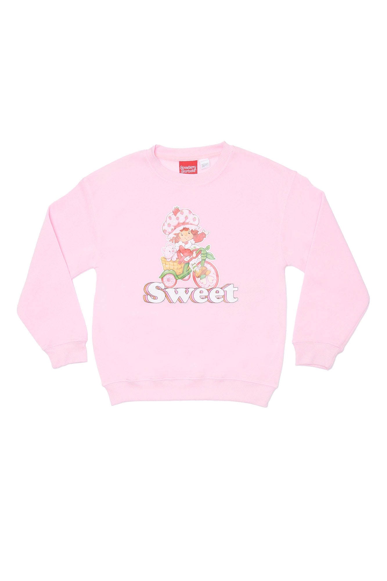 Girls' Strawberry Shortcake Graphic Crew Neck Sweatshirt