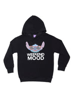 Girls' Stitch Weekend Mood Graphic Hoodie thumbnail 1