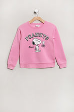 Girls' Peanuts Snoopy And Woodstock Since 1950 Graphic Crew Neck Sweatshirt thumbnail 1