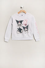 Girls' Kuromi Graphic Crew Neck Sweatshirt thumbnail 1