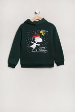 Girls' Peanuts Snoopy And Woodstock Ice Skating Graphic Hoodie thumbnail 1