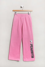 Girls' Peanuts Snoopy And Woodstock Graphic Wide Leg Sweatpant thumbnail 1