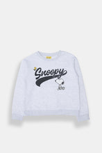 Girls' Peanuts Snoopy & Woodstock Crew Neck Sweatshirt thumbnail 1