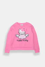 Girls' Hello Kitty Ribbon Crew Neck Sweatshirt thumbnail 1