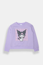 Girls' Kuromi Crew Neck Sweatshirt thumbnail 1