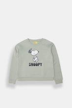Girls' Peanuts Snoopy Crew Neck Sweatshirt thumbnail 1