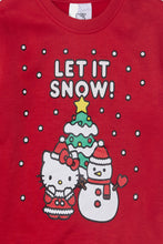 Girls' Hello Kitty Let It Snow Puff Print Crew Neck Sweatshirt thumbnail 2