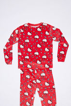 Girls' Hello Kitty Printed 2-Piece Pajama Top And Jogger Set thumbnail 2