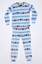 Girls' Peanuts Snoopy Puffer Jacket Snowflakes Printed 2-Piece Pajama Top And Jogger Set thumbnail 1