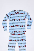 Girls' Peanuts Snoopy Puffer Jacket Snowflakes Printed 2-Piece Pajama Top And Jogger Set thumbnail 2