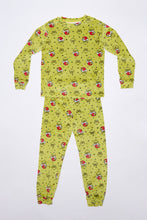 Girls' The Grinch Printed 2-Piece Pajama Top And Jogger Set thumbnail 1