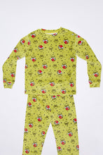 Girls' The Grinch Printed 2-Piece Pajama Top And Jogger Set thumbnail 2