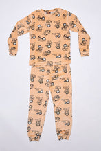 Girls' Garfield Printed 2-Piece Pajama Top And Jogger Set thumbnail 1