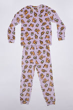 Girls' Garfield Purr Printed 2-Piece Pajama Top And Jogger Set thumbnail 1