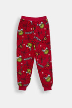 Girls' The Grinch Naughty Who Me Plush Pajama Jogger thumbnail 1