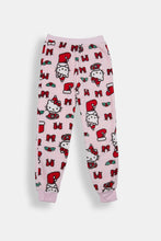 Girls' Hello Kitty Bow Plush Pajama Jogger thumbnail 2