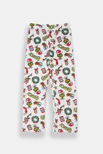 Girls' The Grinch Gifts Velour Pajama Dad Shirt And Pants 2-Piece Set thumbnail 3
