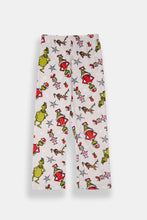 Girls' The Grinch Velour Pajama Dad Shirt And Pants 2-Piece Set thumbnail 3