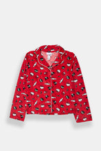 Girls' Hello Kitty And Friends Christmas Velour Pajama Dad Shirt And Pants 2-Piece Set thumbnail 2