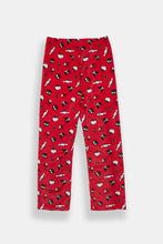 Girls' Hello Kitty And Friends Christmas Velour Pajama Dad Shirt And Pants 2-Piece Set thumbnail 3