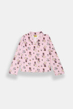 Girls' Peanuts Gift Velour Pajama Dad Shirt And Pants 2-Piece Set thumbnail 2