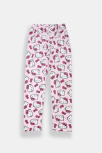 Girls' Hello Kitty Bow Pajama Tee & Pants 2-Piece Set thumbnail 4