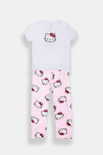 Girls' Hello Kitty Pajama Tee & Pants 2-Piece Set thumbnail 1