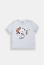 Girls' Peanuts Snoopy Western Pajama Tee & Pants 2-Piece Set thumbnail 2