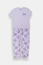Girls' Kuromi Pajama Tee & Pants 2-Piece Set thumbnail 1