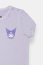 Girls' Kuromi Pajama Tee & Pants 2-Piece Set thumbnail 3