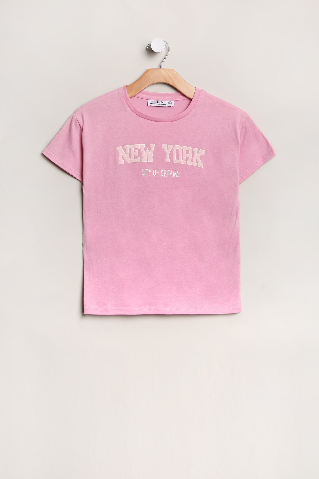 AERO Girls' New York City Of Dreams Graphic Tee