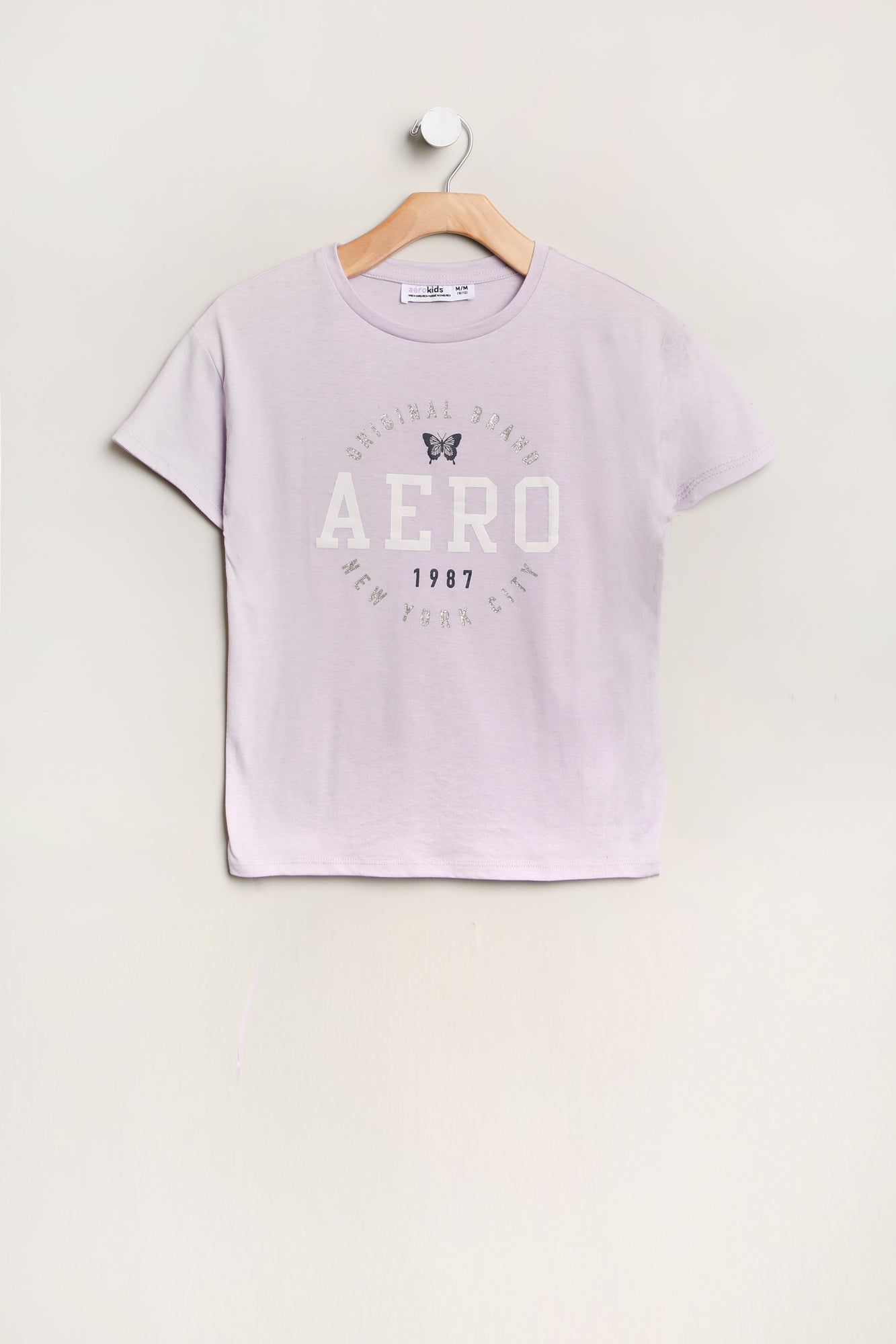 AERO Girls' Butterfly Graphic Tee