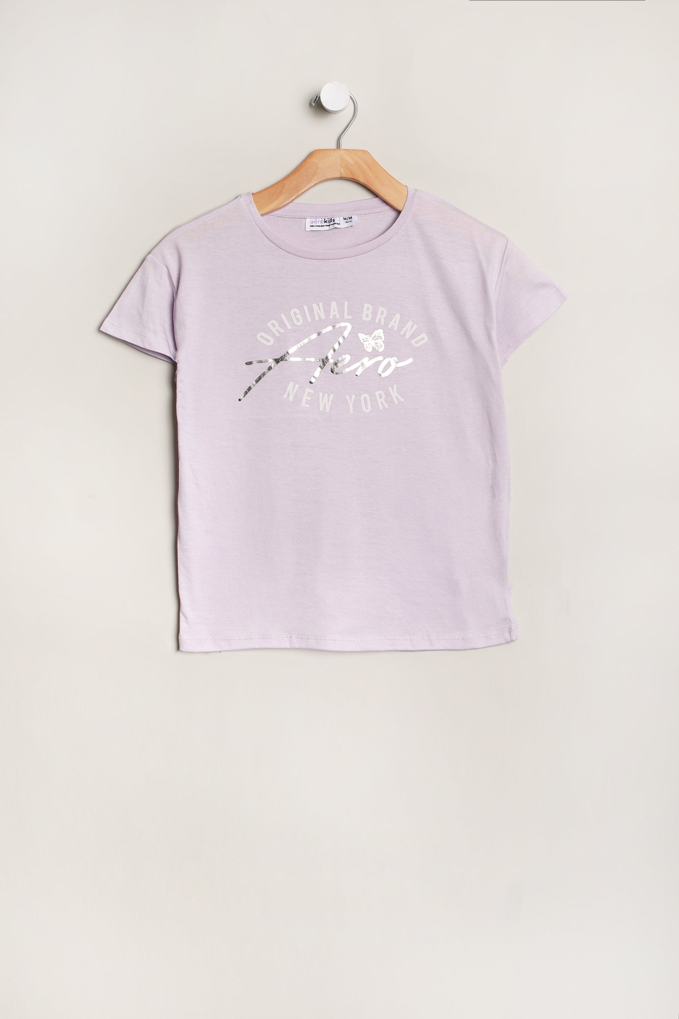 AERO Girls' New York Original Brand Graphic Tee