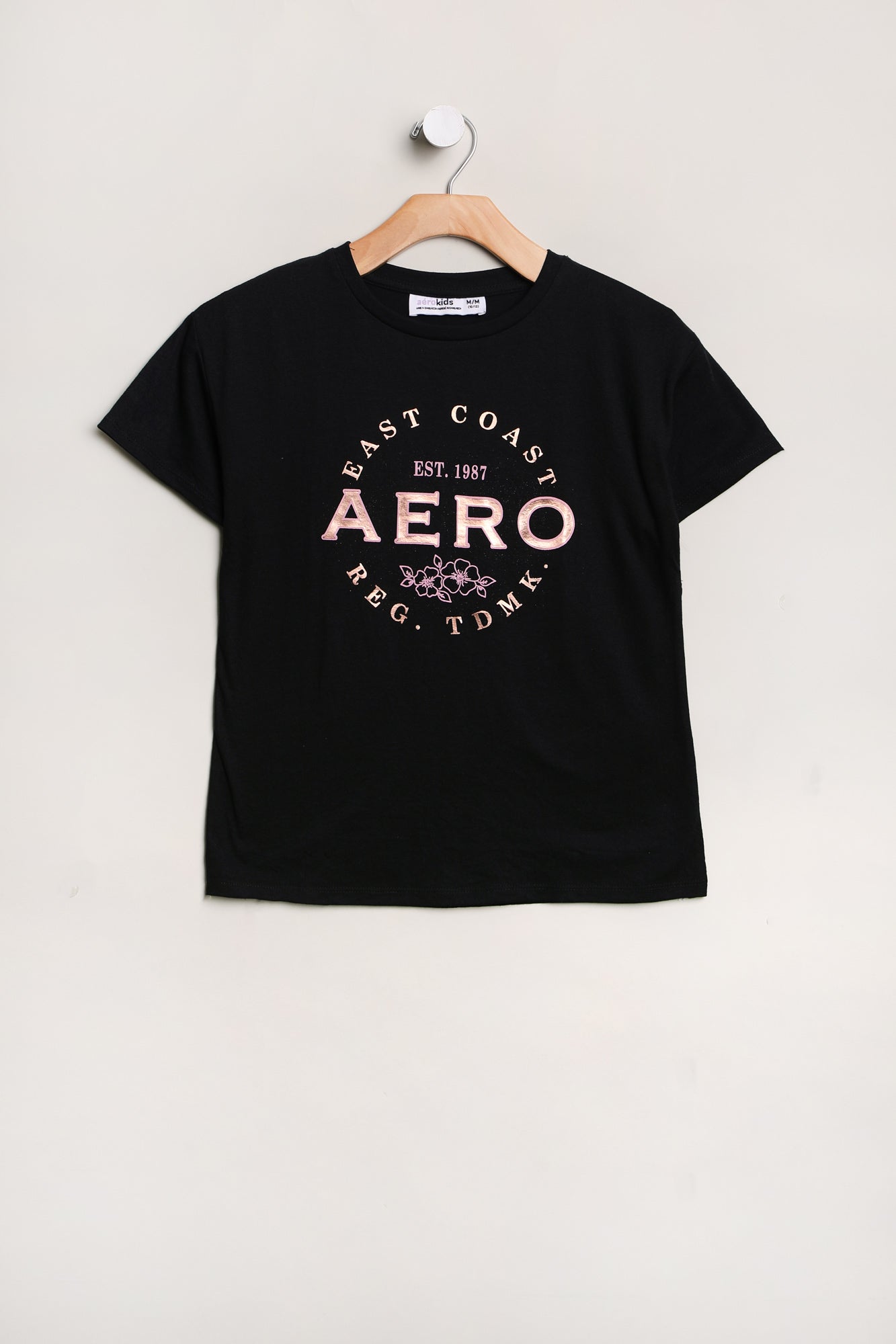 AERO Girls' East Coast Registered Trademark Graphic Tee