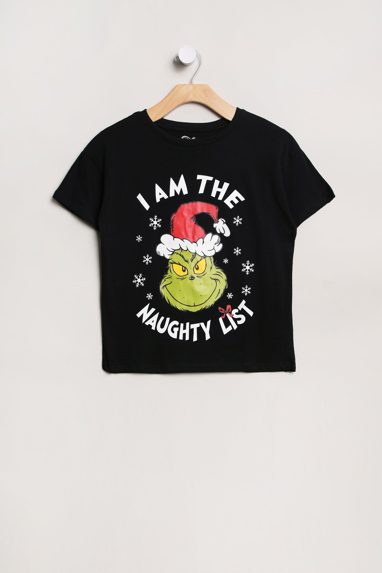 Girls' The Grinch Naughty List Graphic Classic Tee