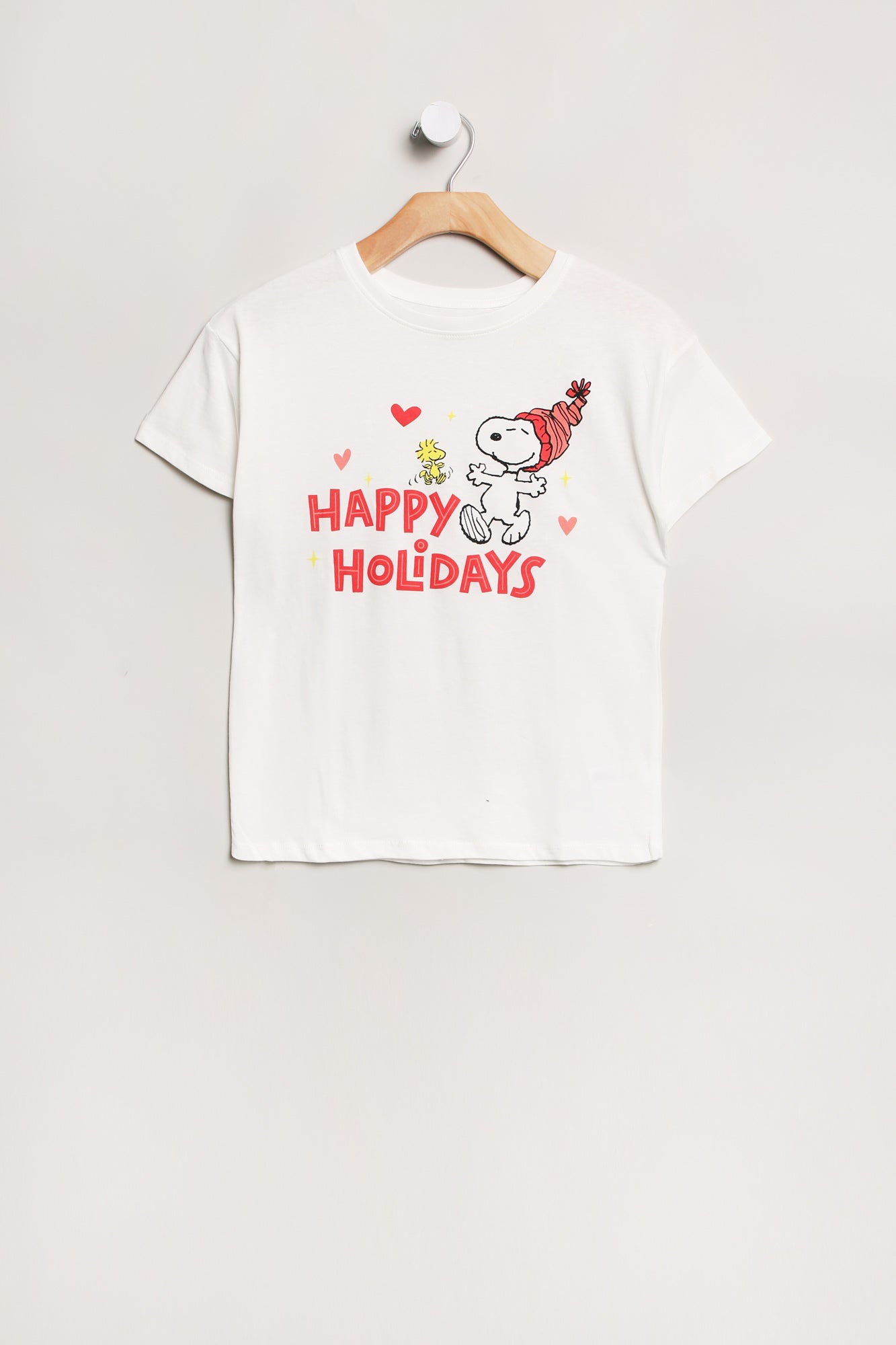 Girls' Peanuts Snoopy Holidays Graphic Classic Tee