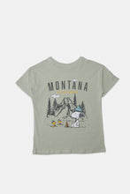 Girls' Camp Snoopy Peanuts Montana Graphic Classic Tee thumbnail 2